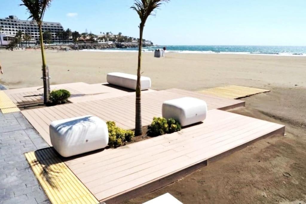 Apartment With Large Terrace, 10 Meters From Playa De Las Burras Сан-Бартоломе Экстерьер фото
